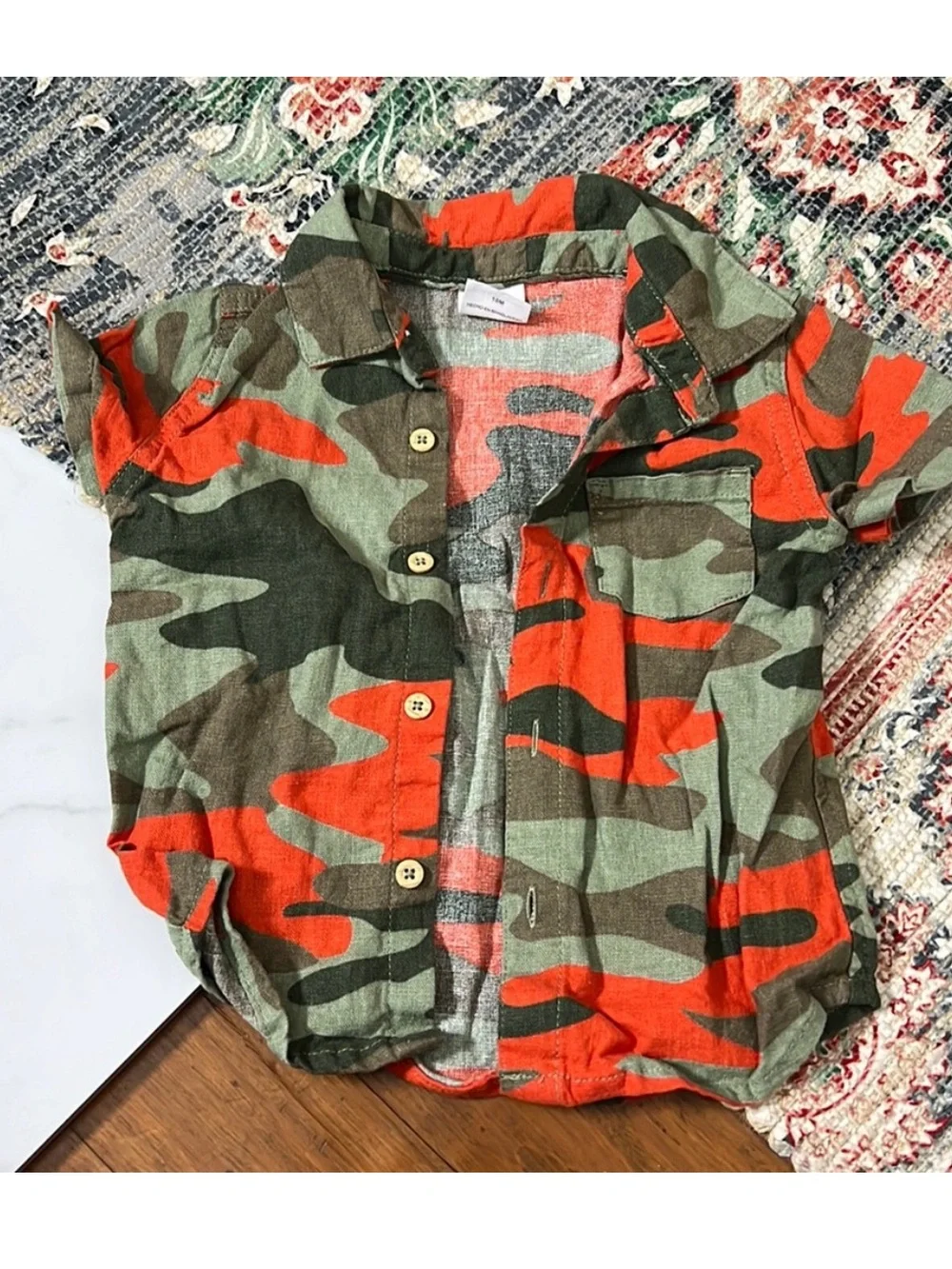 Bundle baby boy shorts button down
